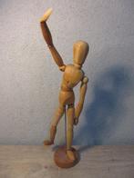 Vintage houten tekenpop, Ophalen of Verzenden, Gebruikt, Overige typen