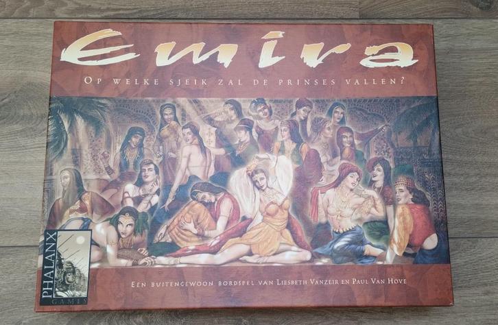 Spel Emira van Phalanx games, Hobby en Vrije tijd, Gezelschapsspellen | Bordspellen, Zo goed als nieuw, Een of twee spelers, Drie of vier spelers