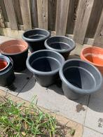 Bloempotten, Minder dan 30 cm, Minder dan 60 cm, Rond, Ophalen of Verzenden