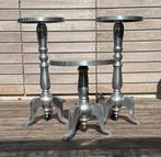 Aluminium bijzettafels, Minder dan 55 cm, Gebruikt, Metaal of Aluminium, Rond