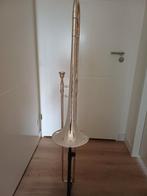 Prima Courtois tenor trombone, Ophalen, Gebruikt, Tenor, Met koffer