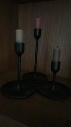 3 kaarsenstandaards, Ophalen, Zo goed als nieuw, Minder dan 50 cm