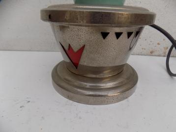Art deco warmhoudplaatje decoratie vintage brocante beschikbaar voor biedingen