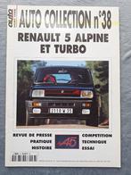 Magazine Auto Collection N.38 - RENAULT 5 ALPINE ET TURBO, Ophalen of Verzenden, Renault