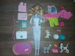 Barbie Mattel dierenarts 1996, incl. Dieren en accessoires, Kinderen en Baby's, Speelgoed | Poppen, Ophalen of Verzenden, Zo goed als nieuw