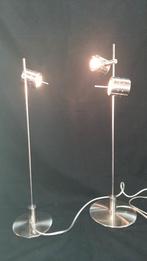 Sompex rvs halogeen tafellamp bureaulamp,lees beschrijving, Huis en Inrichting, Ophalen of Verzenden, Zo goed als nieuw, 50 tot 75 cm