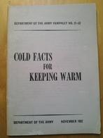Korea oorlog - cold facts for Keeping Warm - Nov. 1952, Ophalen of Verzenden, Landmacht, Amerika, Boek of Tijdschrift