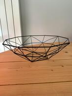 Fruitmand - zwart, Huis en Inrichting, Woonaccessoires | Schalen en Manden, Ophalen, Zo goed als nieuw, Rond, Overige materialen