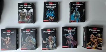 D&D Spellbook Cards - Complete Set Alle Klassen! beschikbaar voor biedingen