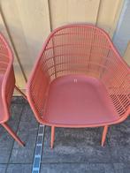 4 mooie net nieuwe tuinstoelen te koop., Ophalen, Zo goed als nieuw, Stapelbaar