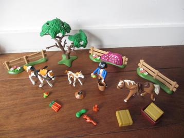 Playmobil Country 5227: Paddock met paardenfamilie paarden beschikbaar voor biedingen