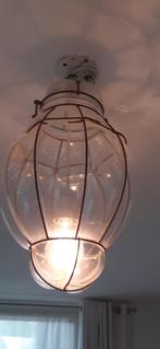2x mooie Venetiaanse hanglampen, Ophalen, Zo goed als nieuw, Glas, Minder dan 50 cm