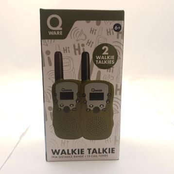 Qware Walkie Talkie Set- Army green NIEUW || Nu maar €22.99 beschikbaar voor biedingen