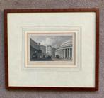 Staalgravure “Regentstreet” Londen; 31x27 cm, Antiek en Kunst, Kunst | Etsen en Gravures, Ophalen of Verzenden