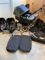 Stoere bugaboo donkey twin helemaal compleet voor tweeling, Ophalen, Bugaboo, Combiwagen, Luchtbanden