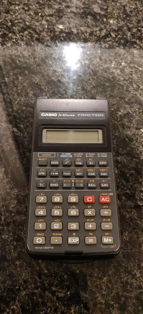 Casio fx-82 super Fraction rekenmachine, Diversen, Rekenmachines, Gebruikt, Grafische rekenmachine, Ophalen of Verzenden