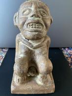 Azteeks Vruchtbaarheidsbeeldje voorstellende de godin Tlazol, Antiek en Kunst, Ophalen of Verzenden