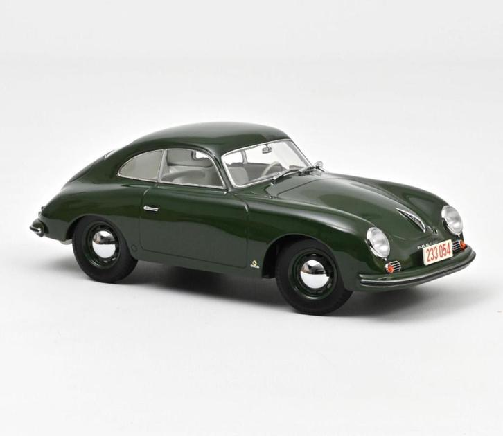 Porsche 356 Coupe '54 D. Groen schaal 1:18 NOREV ref. 187453, Hobby en Vrije tijd, Modelauto's | 1:18, Nieuw, Auto, Norev, Verzenden