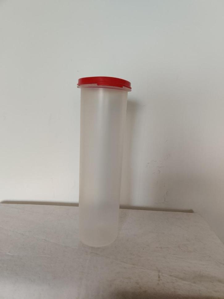 1 Tupperware spaghetti koker/ruimtespaarder + 1 maat meter, Huis en Inrichting, Keuken | Tupperware, Gebruikt, Overige typen, Wit