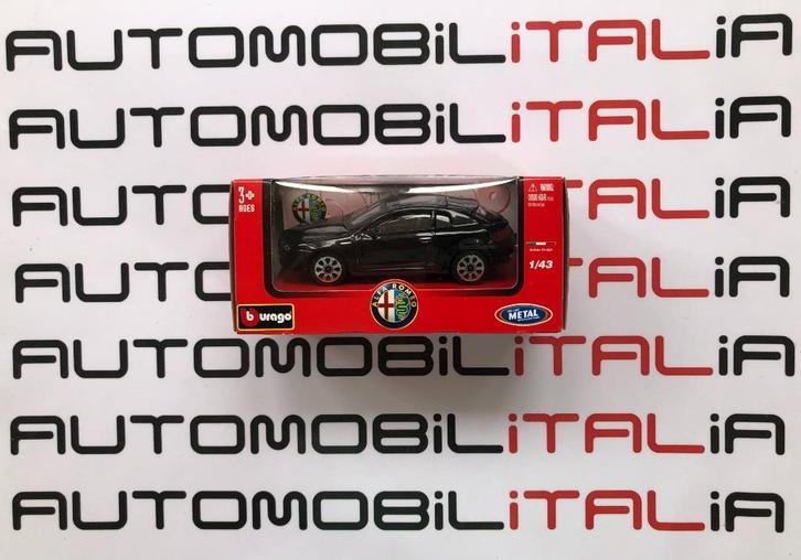 Alfa Romeo Brera BBurago nero 1:43, Hobby en Vrije tijd, Modelauto's | 1:43, Nieuw, Auto, Overige merken, Ophalen of Verzenden