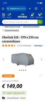 Obelink Caravanhoes 518-579x235cm  gebruikt, Caravans en Kamperen, Caravan accessoires, Ophalen, Gebruikt