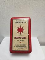 Antiek Roode Ster Tabaksblik Niemeyer 1/4 Kilo, Ophalen of Verzenden, Overige figuren, Gebruikt, Overige typen