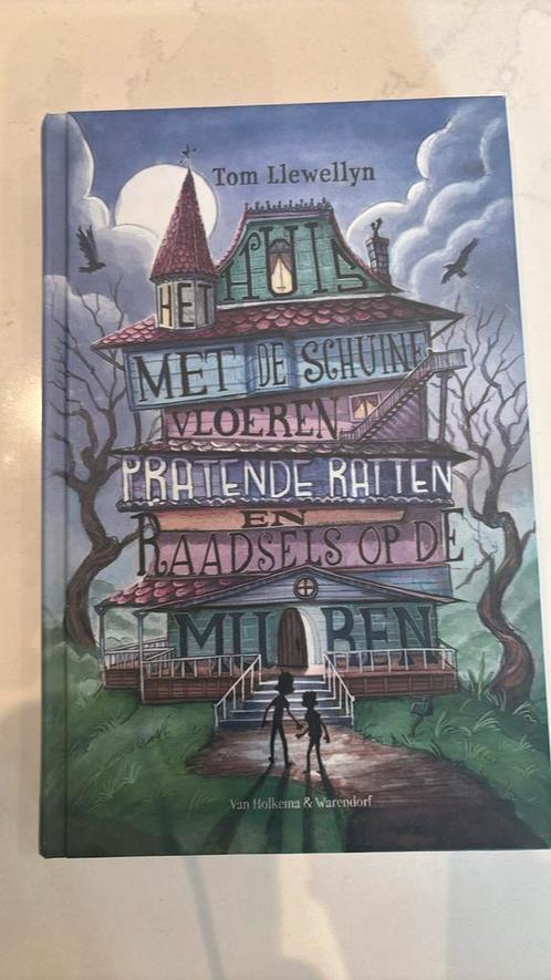 Het huis met de schuine vloeren, pratende ratten en raadsels, Boeken, Kinderboeken | Jeugd | 10 tot 12 jaar, Zo goed als nieuw