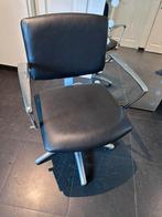 Kappersstoel, Huis en Inrichting, Stoelen, Ophalen, Zo goed als nieuw, Leer, Eén