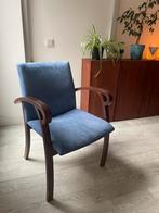 Blauwe stoel van Mondial, Huis en Inrichting, Stoelen, Ophalen, Gebruikt, Blauw, Eén