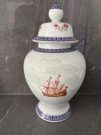 een antieke Chinese baluster dekselvaas rond 1900, Ophalen of Verzenden