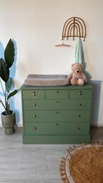Vintage baby commode groen, Kinderen en Baby's, Kinderkamer | Commodes en Kasten, Ophalen, Zo goed als nieuw