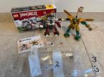 Lego Ninjago 71781 Lloyd Mech Battle EVO, Ophalen of Verzenden, Zo goed als nieuw, Complete set, Lego