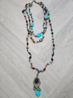 Bohemian ketting - Zo goed als nieuw!, Overige kleuren, Ophalen of Verzenden, Zo goed als nieuw, Overige materialen