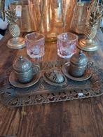Turks koffiesetje metaal, Ophalen of Verzenden, Nieuw