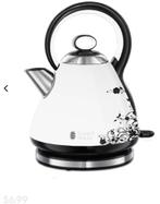 Russell Hobbs waterkoker legacy floral 21963-70 wit, Witgoed en Apparatuur, Waterkokers, 1 tot 2 liter, Gebruikt, Ophalen of Verzenden