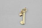 14 karaat gouden hanger sleutel 1744-G, Goud, Goud, Ophalen of Verzenden, Zo goed als nieuw