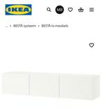 Besta kast 2x met deuren, Huis en Inrichting, Kasten | Wandmeubels, Gebruikt, 300 cm of meer, Ophalen of Verzenden, Minder dan 100 cm
