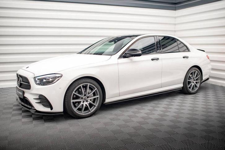 Voorlip diffuser sideskirt spoiler - E-Klasse W213 AMG Line, Auto diversen, Tuning en Styling, Ophalen of Verzenden
