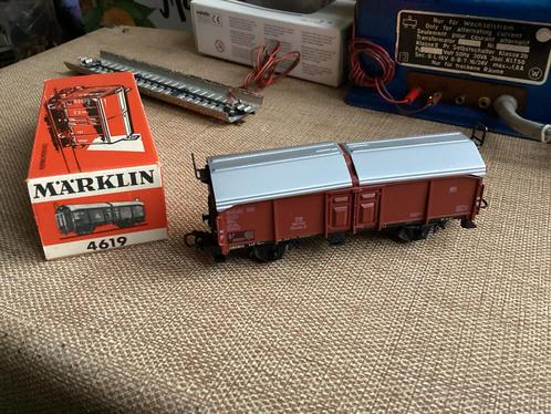 Marklin 4619 DB schuifdakwagen in nette staat met ovp, Hobby en Vrije tijd, Modeltreinen | H0, Wagon, Wisselstroom, Märklin, Ophalen of Verzenden