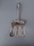 Nostalgisch aspergevork/ aspergeschep/ verzilverd, Ophalen of Verzenden