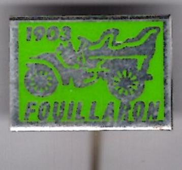 1903 Fouillaron groen op alu oldtimer auto speldje ( B_115 ) beschikbaar voor biedingen