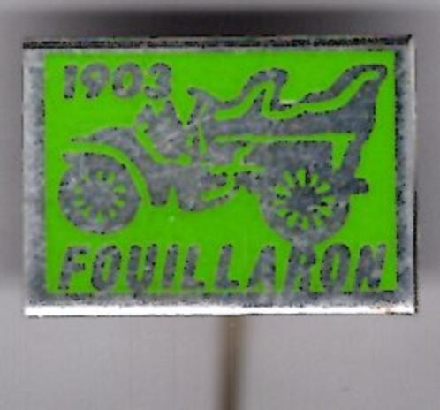 1903 Fouillaron groen op alu oldtimer auto speldje ( B_115 ), Verzamelen, Speldjes, Pins en Buttons, Nieuw, Speldje of Pin, Transport