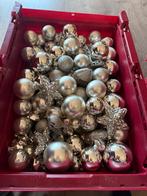 Heel veel kerstversiering/ballen zilver., Ophalen, Gebruikt