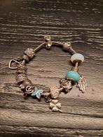 Heartbeads armband met bedels, Ophalen of Verzenden, Gebruikt, Zilver, Overige materialen
