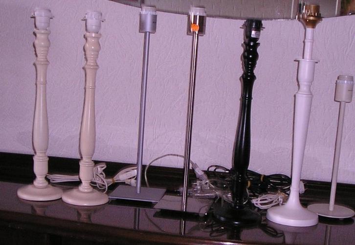 Lamp + Kap (1 Koop), Huis en Inrichting, Lampen | Tafellampen, Nieuw, Minder dan 50 cm, Ophalen of Verzenden