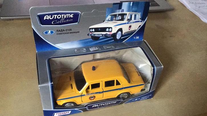 AUTOTIME  COLLECTION LADA 2106 USSR RUSLAND NIEUW+ DOOS, Hobby en Vrije tijd, Modelauto's | 1:43, Nieuw, Auto, Overige merken