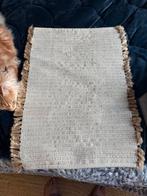 Zara Kleedje met Franjes, Beige, Zo goed als nieuw, Rechthoekig, 50 tot 100 cm