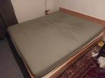 Tweepersoonsbed - Houten frame, Ophalen, Gebruikt, Overige kleuren, Tweepersoons
