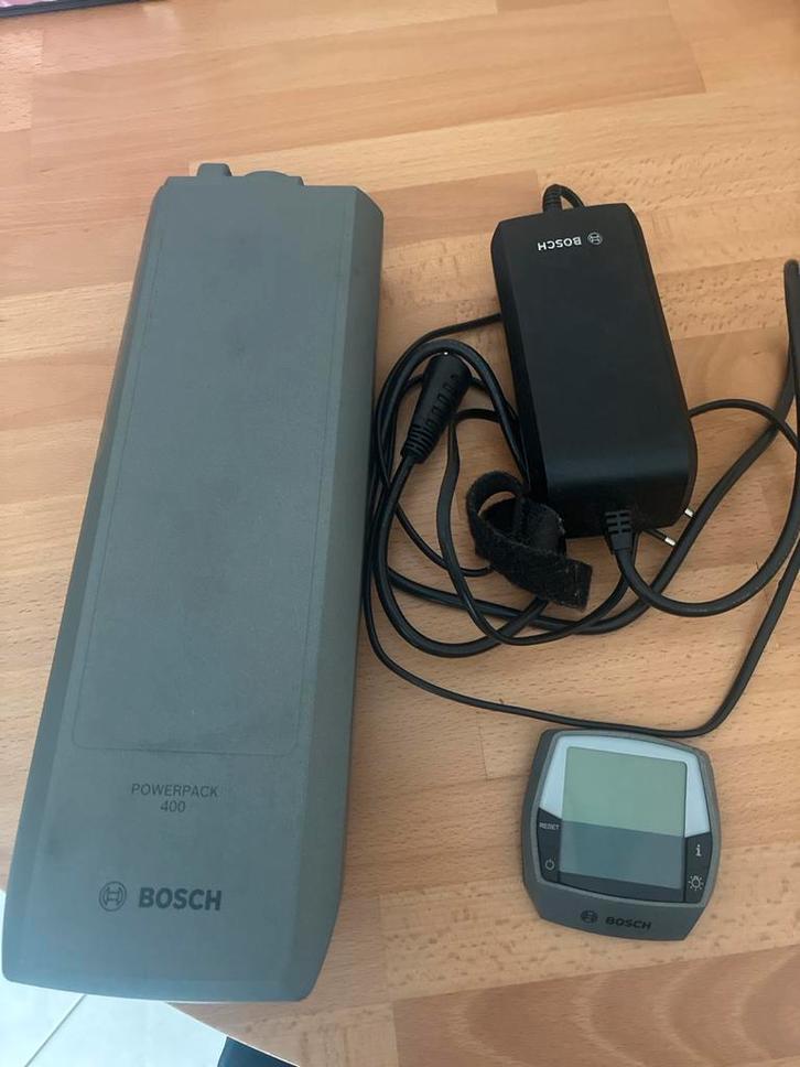 Bosch PowerPack 400, oplader & Intuvia display - E-bike, Fietsen en Brommers, Fietsaccessoires | Fietsaccu's, Gebruikt, Ophalen of Verzenden