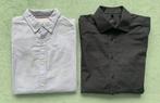 Set 2 Overhemden LIV (zwart) Jack & Jones (jeans) mt M, Zwart, Gedragen, Jack & Jones, Halswijdte 39/40 (M)
